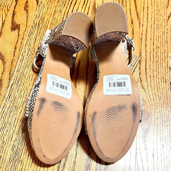 Steven By Steve Madden Snake Print Heels - Picture 6 of 8